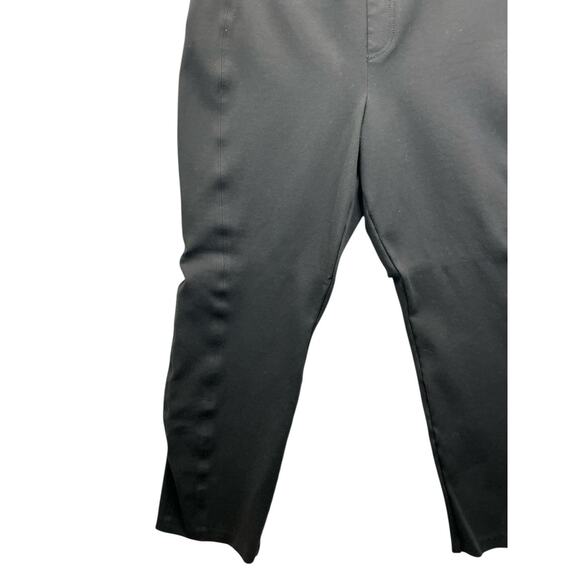 SPANX Pull On Leggings Women's 1X Black Stretch Knit Skinny Ankle High Rise - Picture 4 of 12